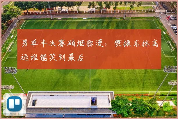 男单半决赛硝烟弥漫，樊振东林高远谁能笑到最后